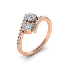 Twin Flame Diamond Ring lordsjewels