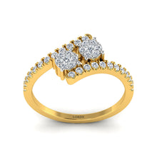 Twin Flame Diamond Ring lordsjewels