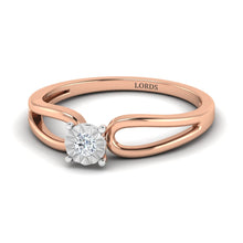Floret Rose Diamond Ring lordsjewels