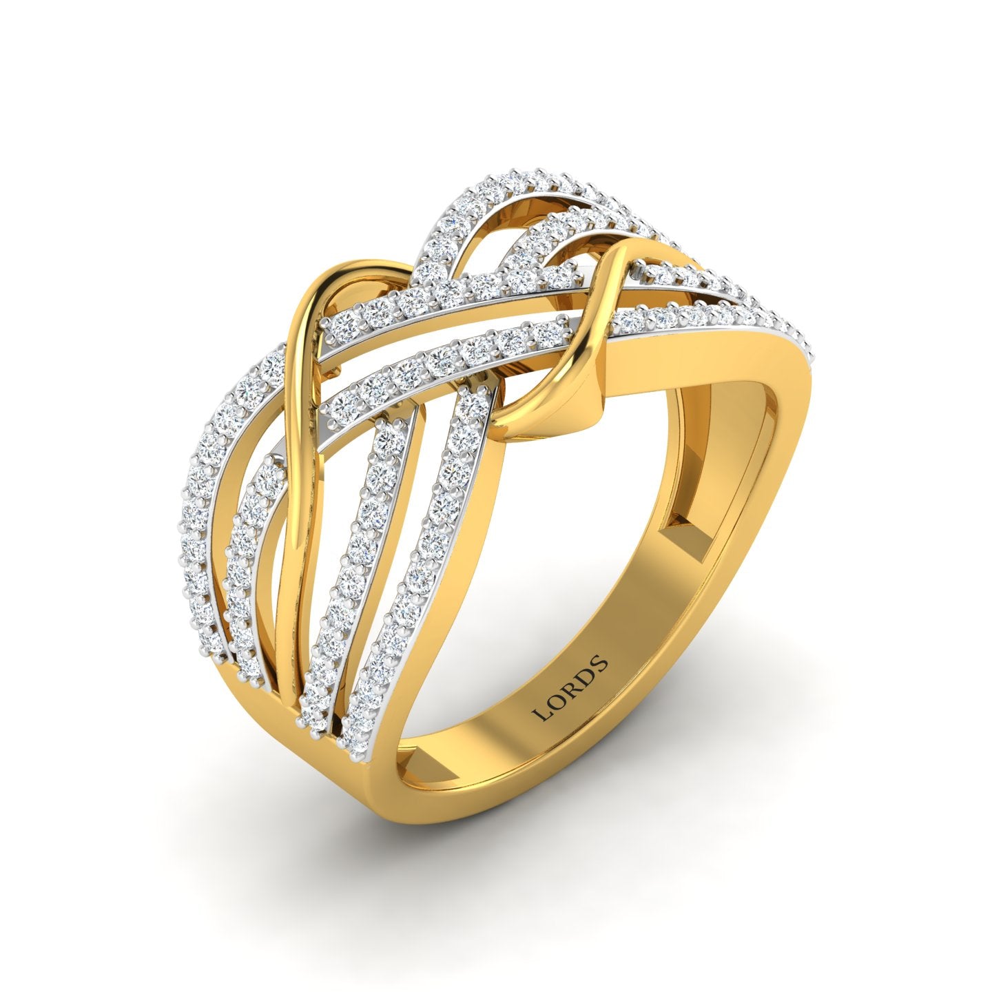 Eccentric Spirit Diamond Ring