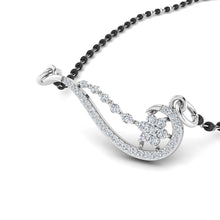 Floating Coral Diamond Mangasutra lordsjewels