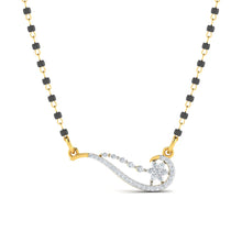 Floating Coral Diamond Mangasutra lordsjewels