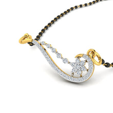 Floating Coral Diamond Mangasutra lordsjewels