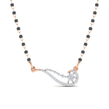 Floating Coral Diamond Mangasutra lordsjewels