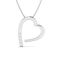 Open Heart Diamond Pendant lordsjewels
