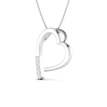Open Heart Diamond Pendant lordsjewels