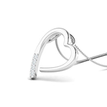 Open Heart Diamond Pendant lordsjewels