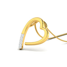 Open Heart Diamond Pendant lordsjewels