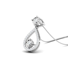 Twin Diamond Petal Pendant lordsjewels