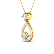 Twin Diamond Petal Pendant lordsjewels