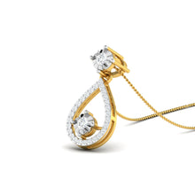 Twin Diamond Petal Pendant lordsjewels