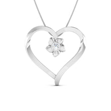 Flora Heart Diamond Pendant lordsjewels