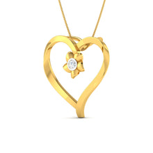 Flora Heart Diamond Pendant lordsjewels
