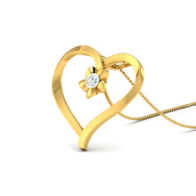 Flora Heart Diamond Pendant lordsjewels