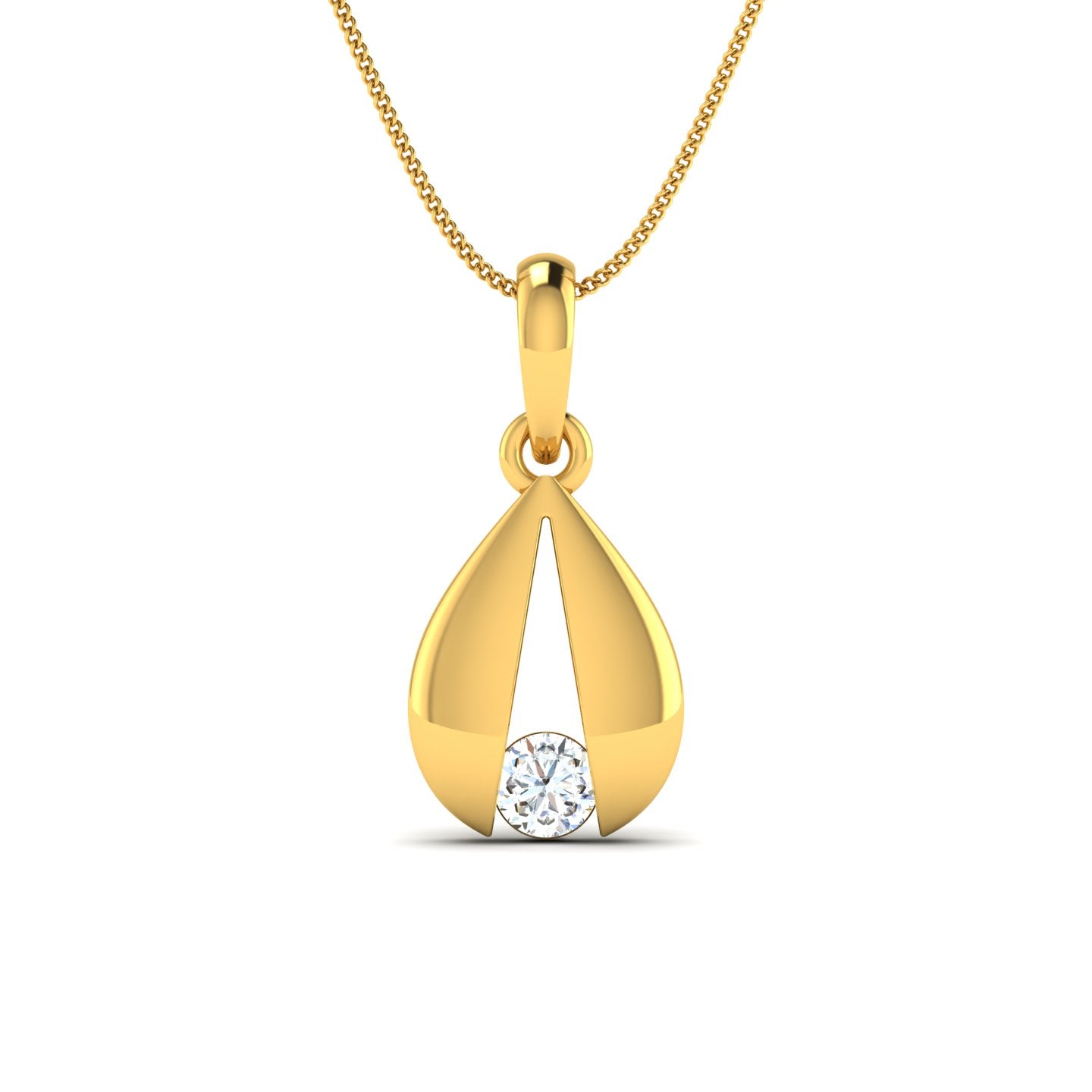 Stucked Diamond Pendant