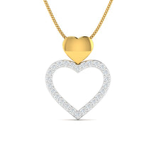 Heart of Gold Diamond Pendant lordsjewels