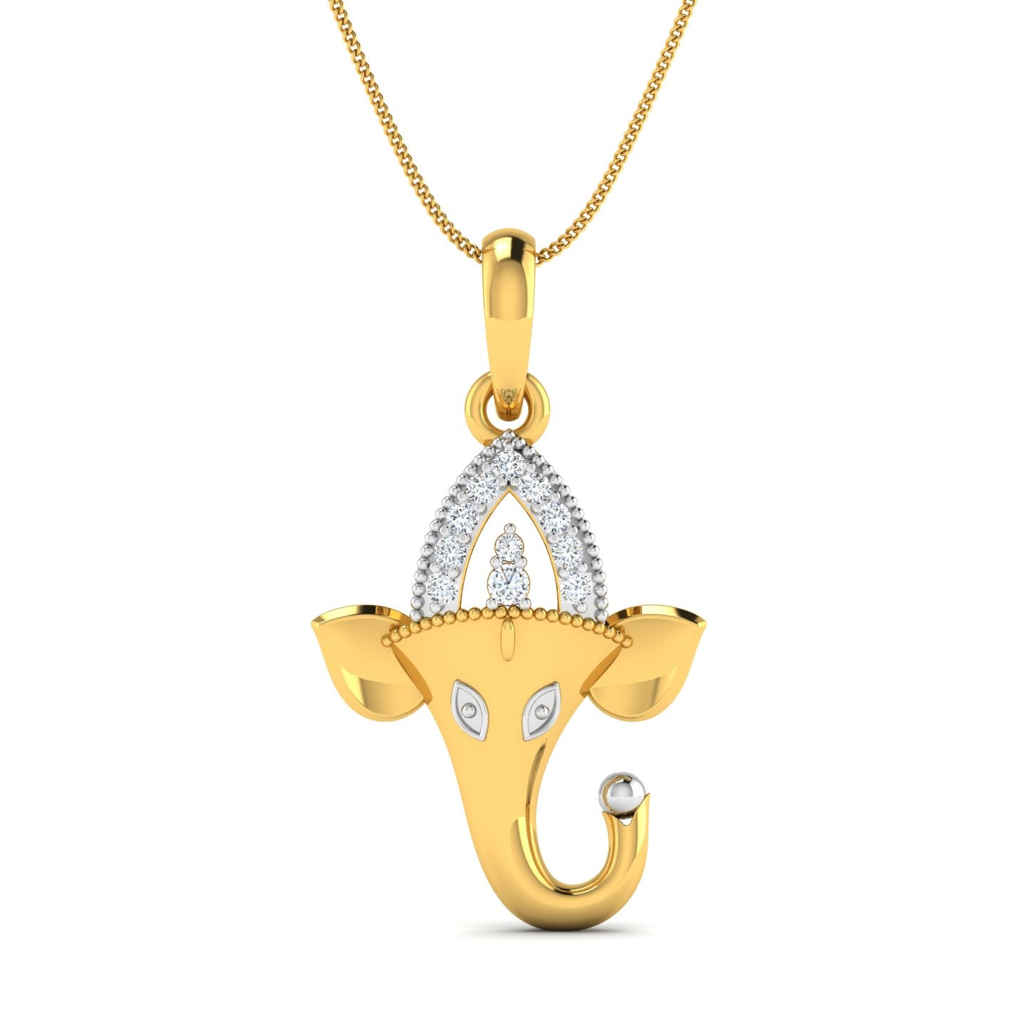 Ganeshaye Diamond Pendant