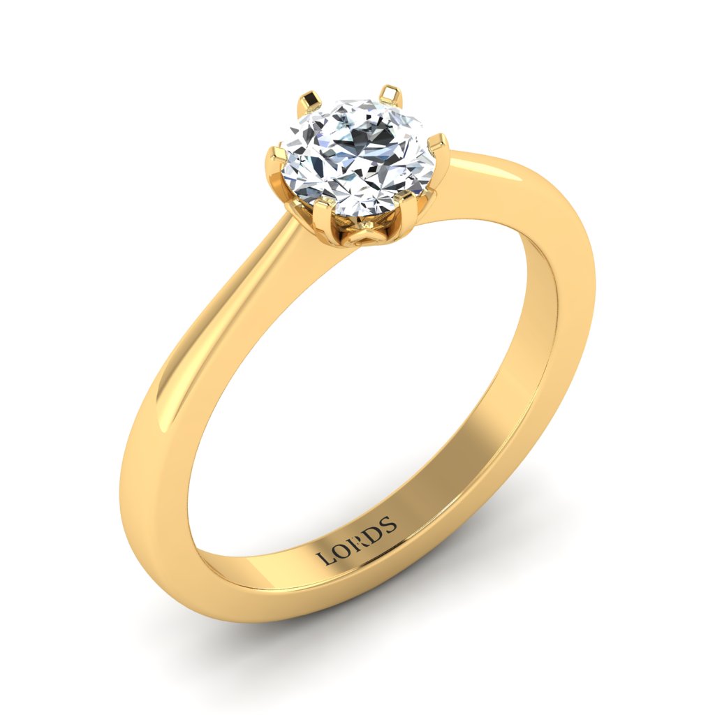 Elliptic Love Diamond Ring