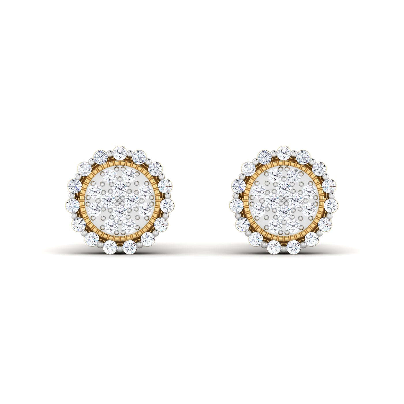 Jewels of Flower Diamond Earring