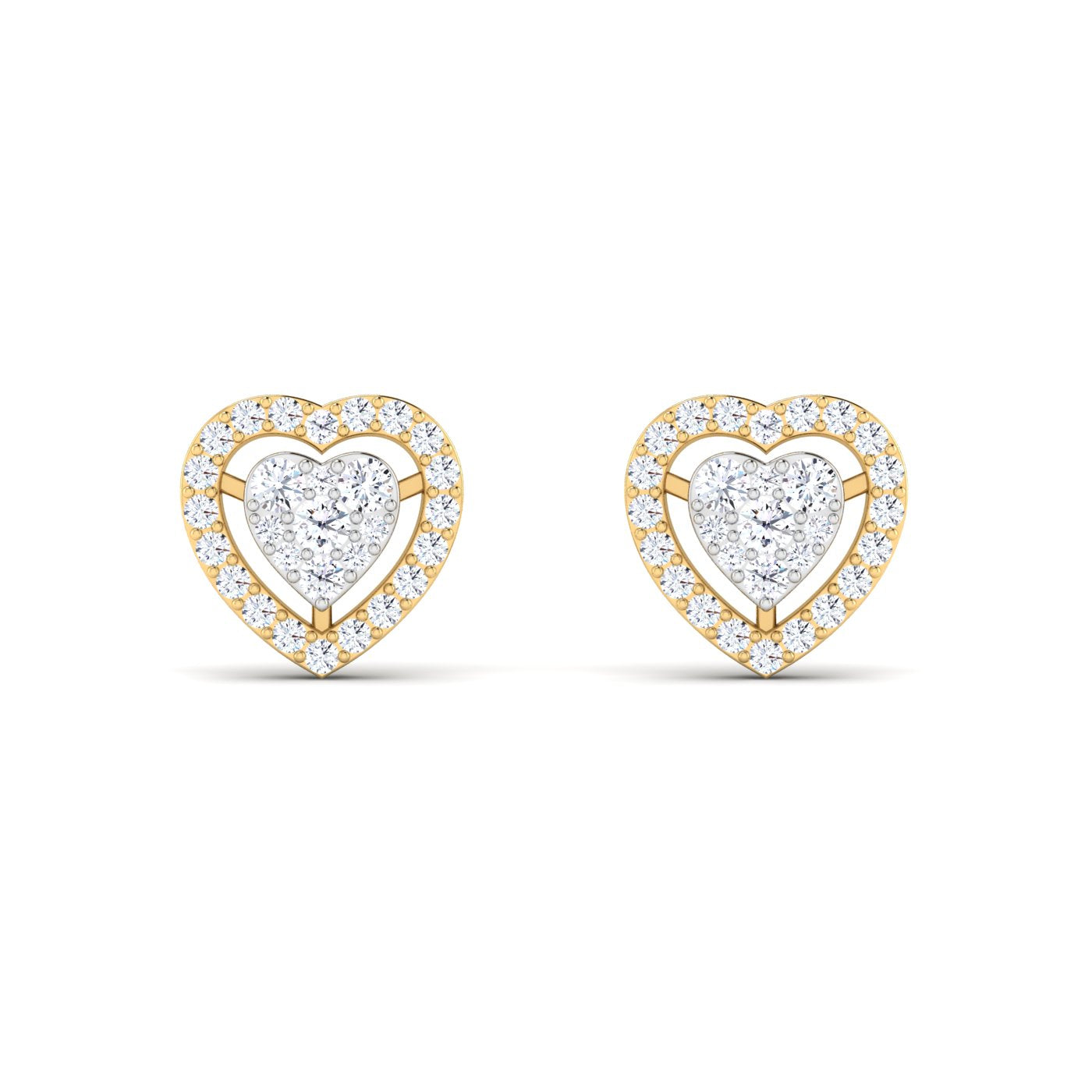 Loving Heart Diamond Earring