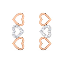 Trio Love Heart's Earring lordsjewels