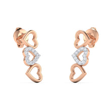 Trio Love Heart's Earring lordsjewels