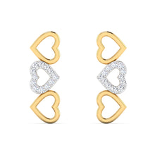 Trio Love Heart's Earring lordsjewels