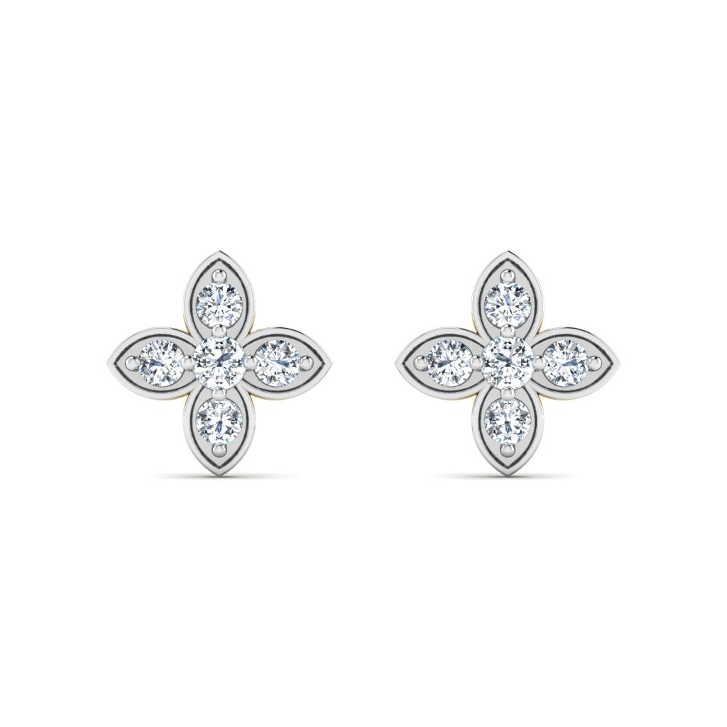 Hyacinth Diamond Earring