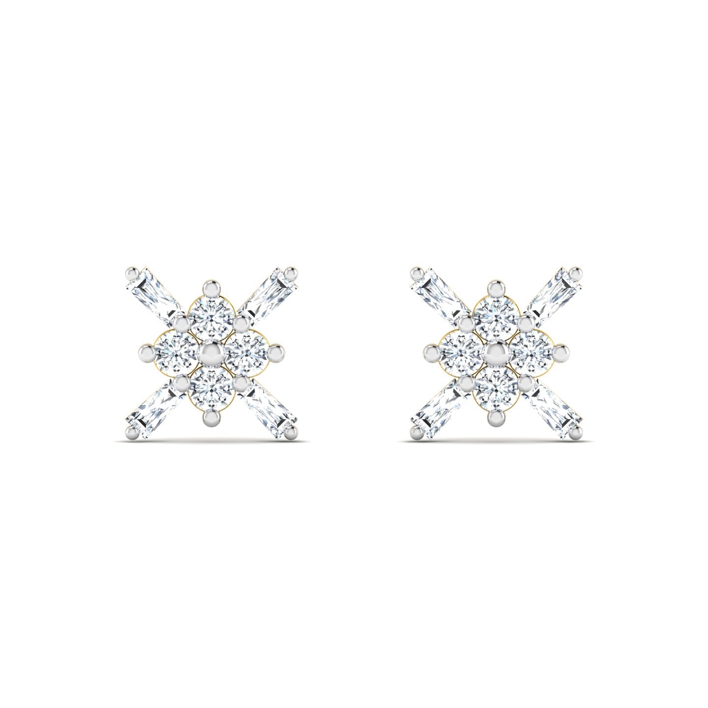 Equilateral Diamond Earring