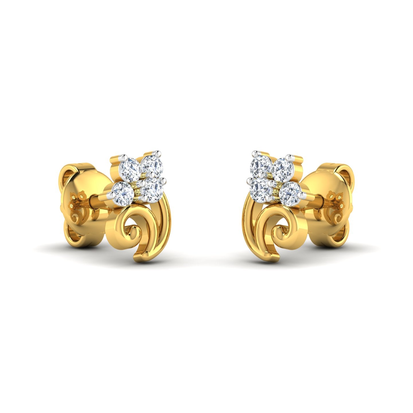 Candescent Diamond Earring