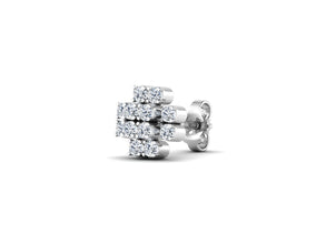 Agglomerated Diamond Earring lordsjewels
