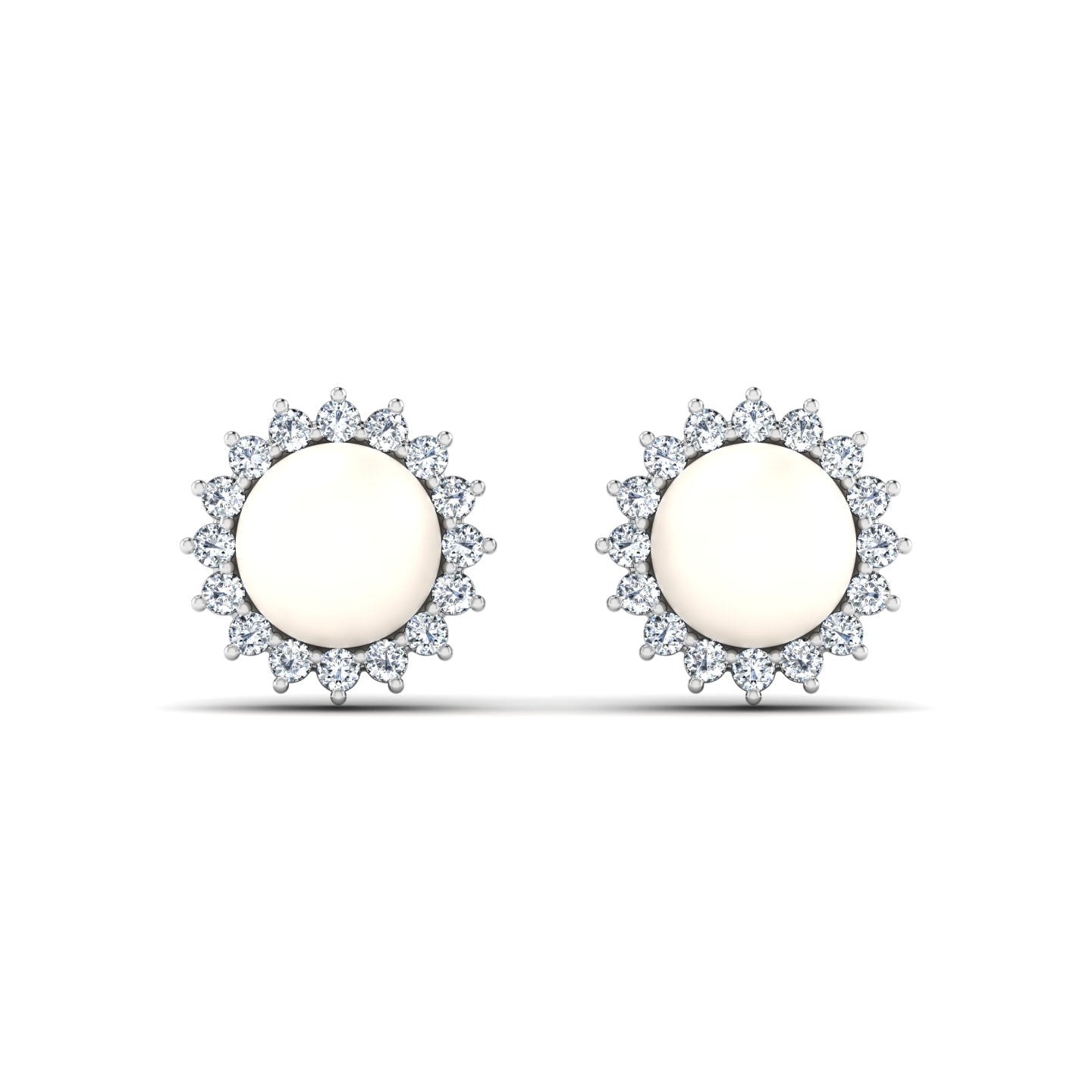 Oysters Pearl Diamond Earring lordsjewels