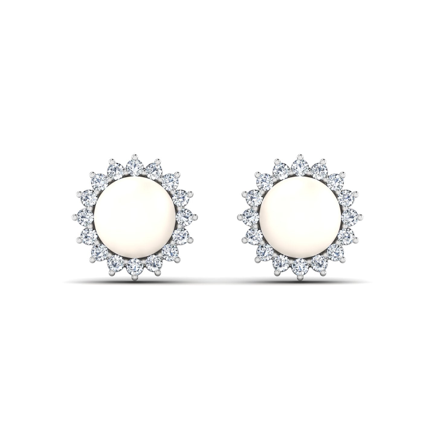 Oysters Pearl Diamond Earring