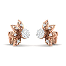 Halved Floret Diamond Earring lordsjewels