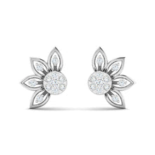 Halved Floret Diamond Earring lordsjewels