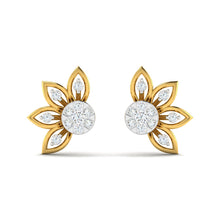 Halved Floret Diamond Earring lordsjewels