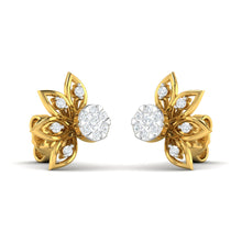 Halved Floret Diamond Earring lordsjewels