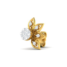 Halved Floret Diamond Earring lordsjewels