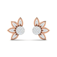Halved Floret Diamond Earring lordsjewels