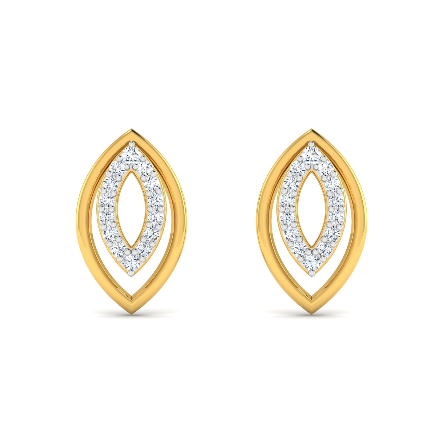 Starlite Petal Natural Diamond Earring
