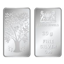 10 Grams 999 Purity Silver Bar lordsjewels