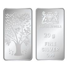 20 Grams 999 Purity Silver Bar lordsjewels