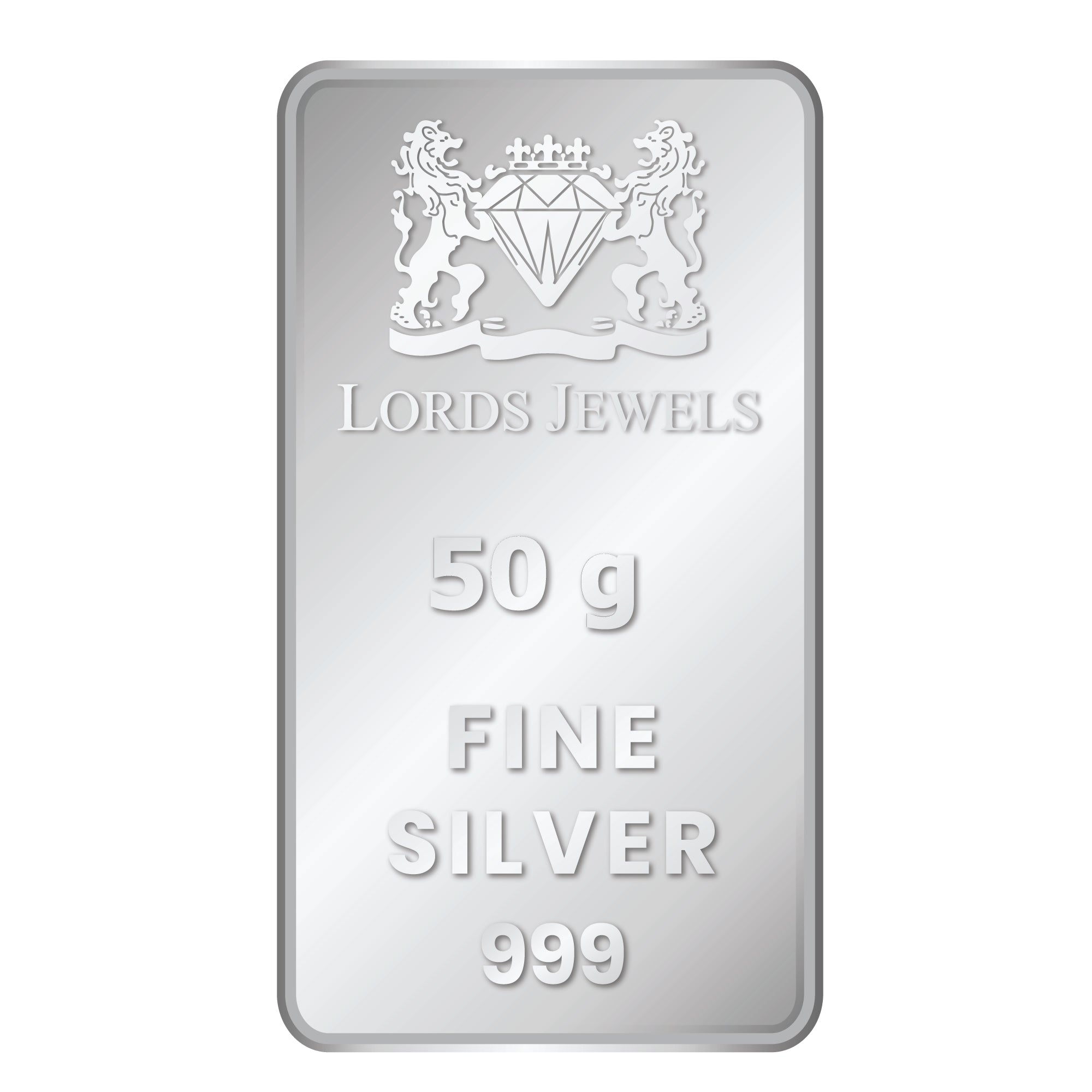 50 Grams 999 Purity Silver Bar