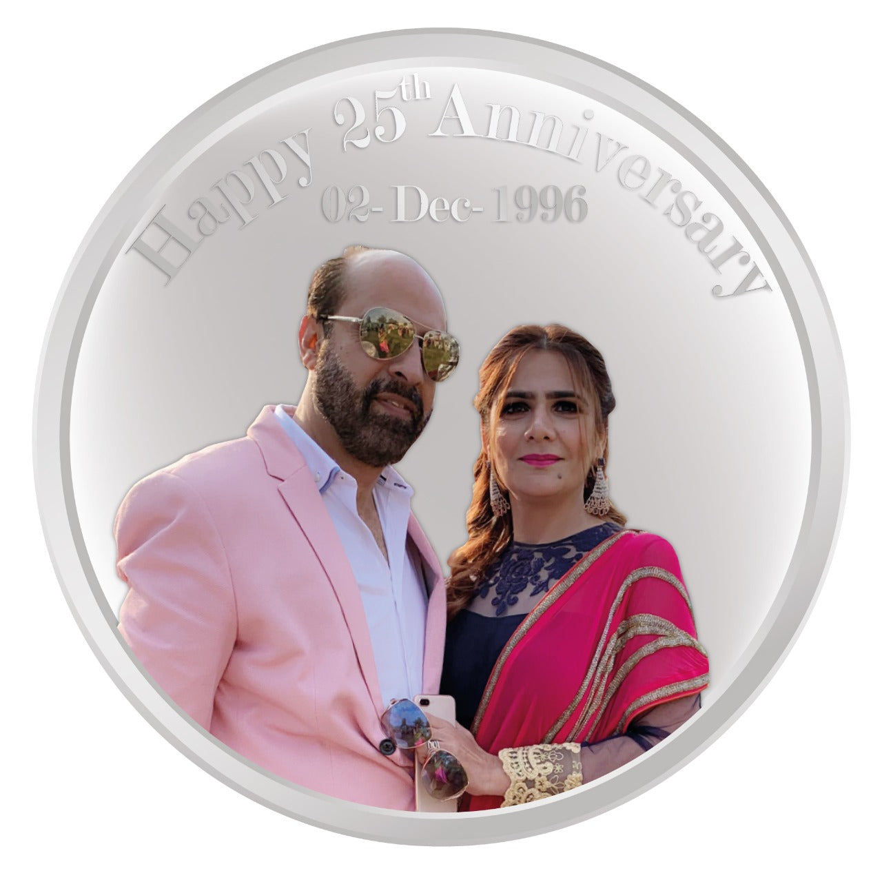 Customizable Silver Coin lordsjewels